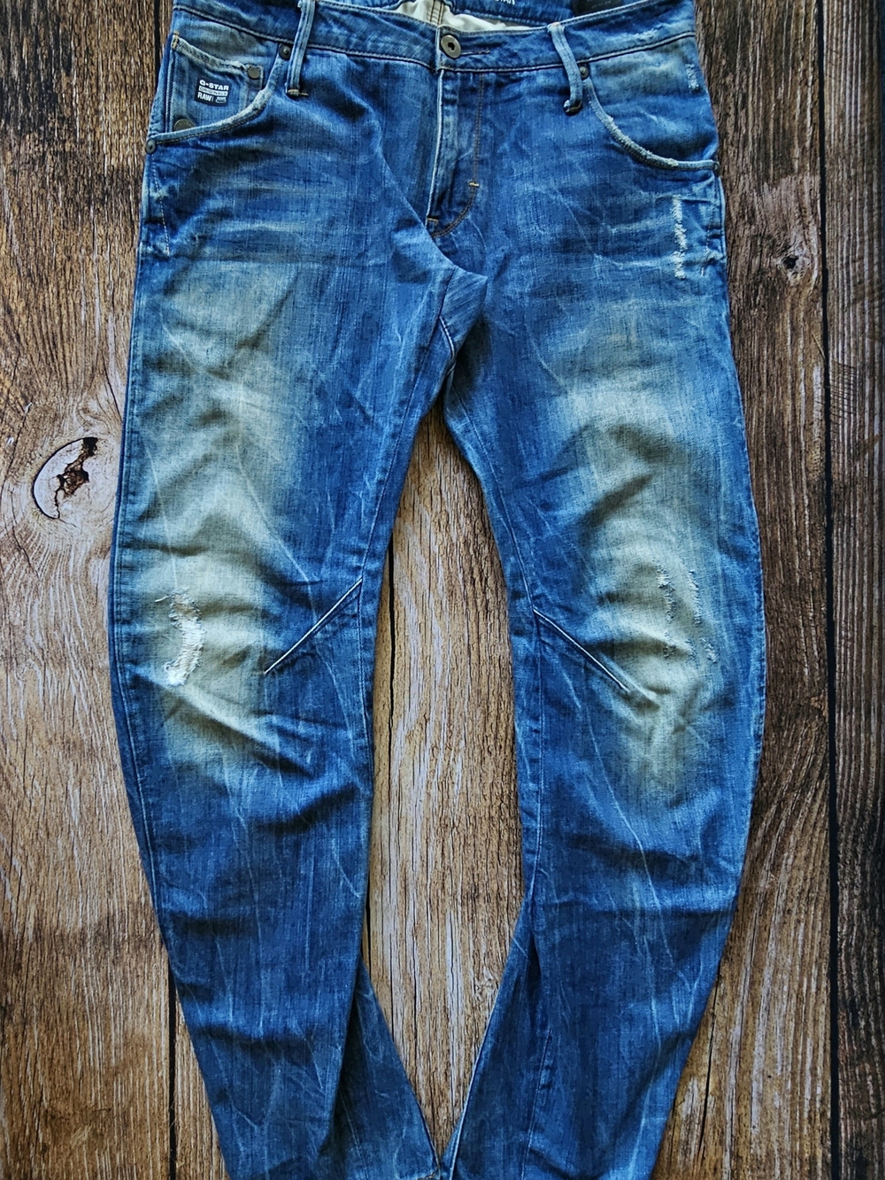 31/32 Distressed Jeans G-Star GS01 ARC 3D Slim Faded medium-wash